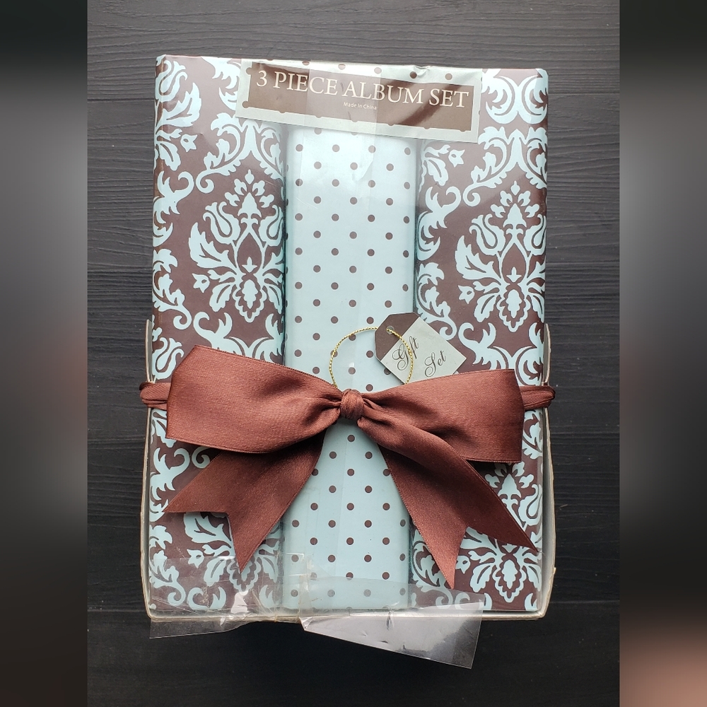 NEW 3 Photo Album Giftset